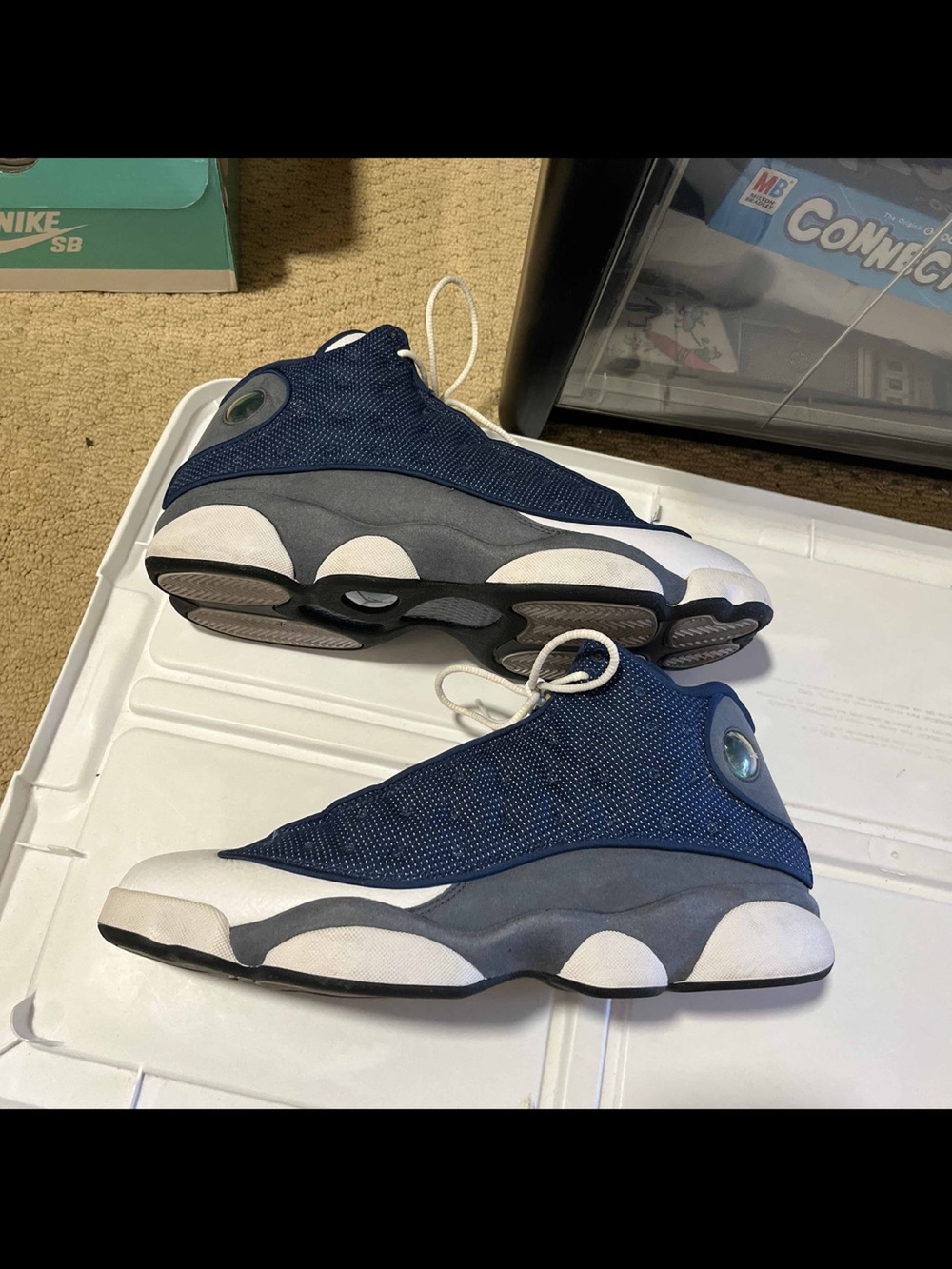 Nike Air Jordan 13 Retro - Flint (2020) Sz 13 / 414571-404 / Navy, Flint Grey,